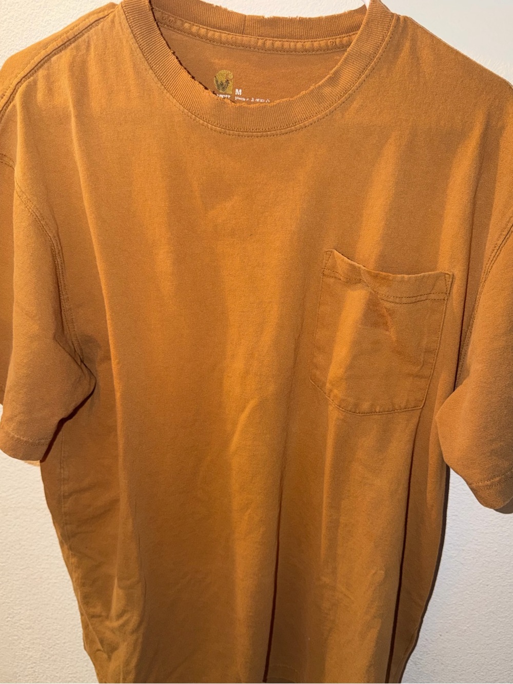 Carhartt Short-Sleeve Pocket T-Shirt in Mustard